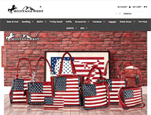Tablet Screenshot of montanawestusa.com